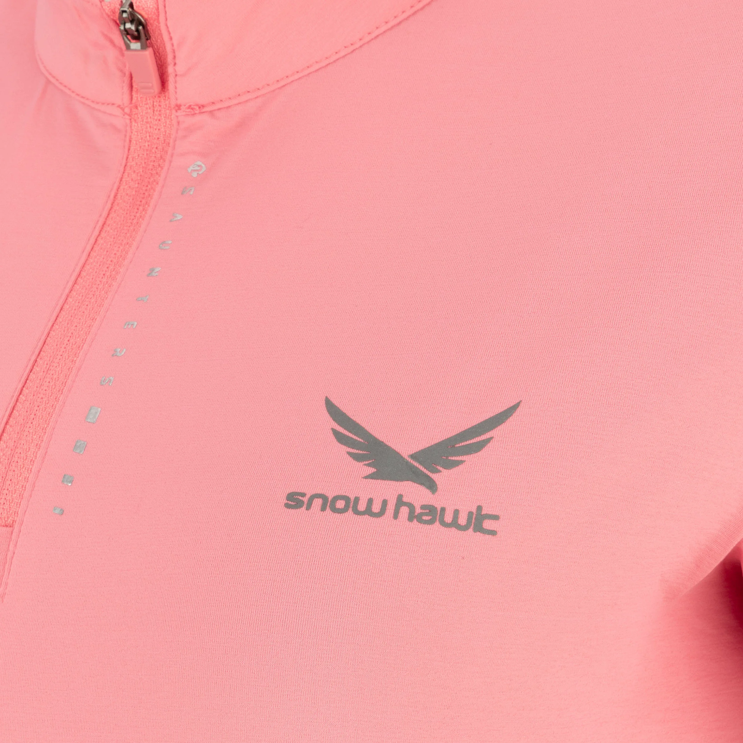 The women’s short-sleeve half-zip Snowhawk T-shirt, code 2358B