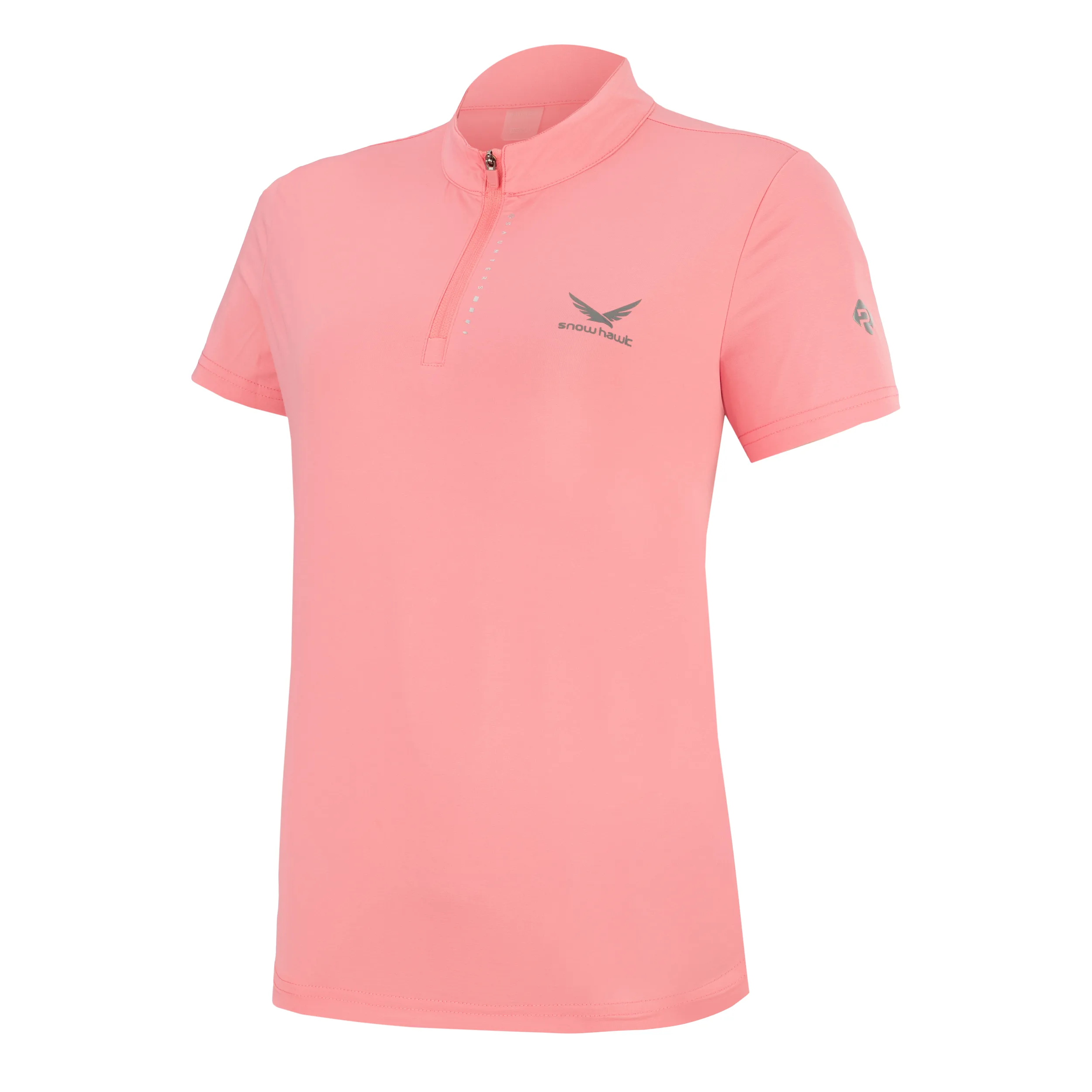 The women’s short-sleeve half-zip Snowhawk T-shirt, code 2358B