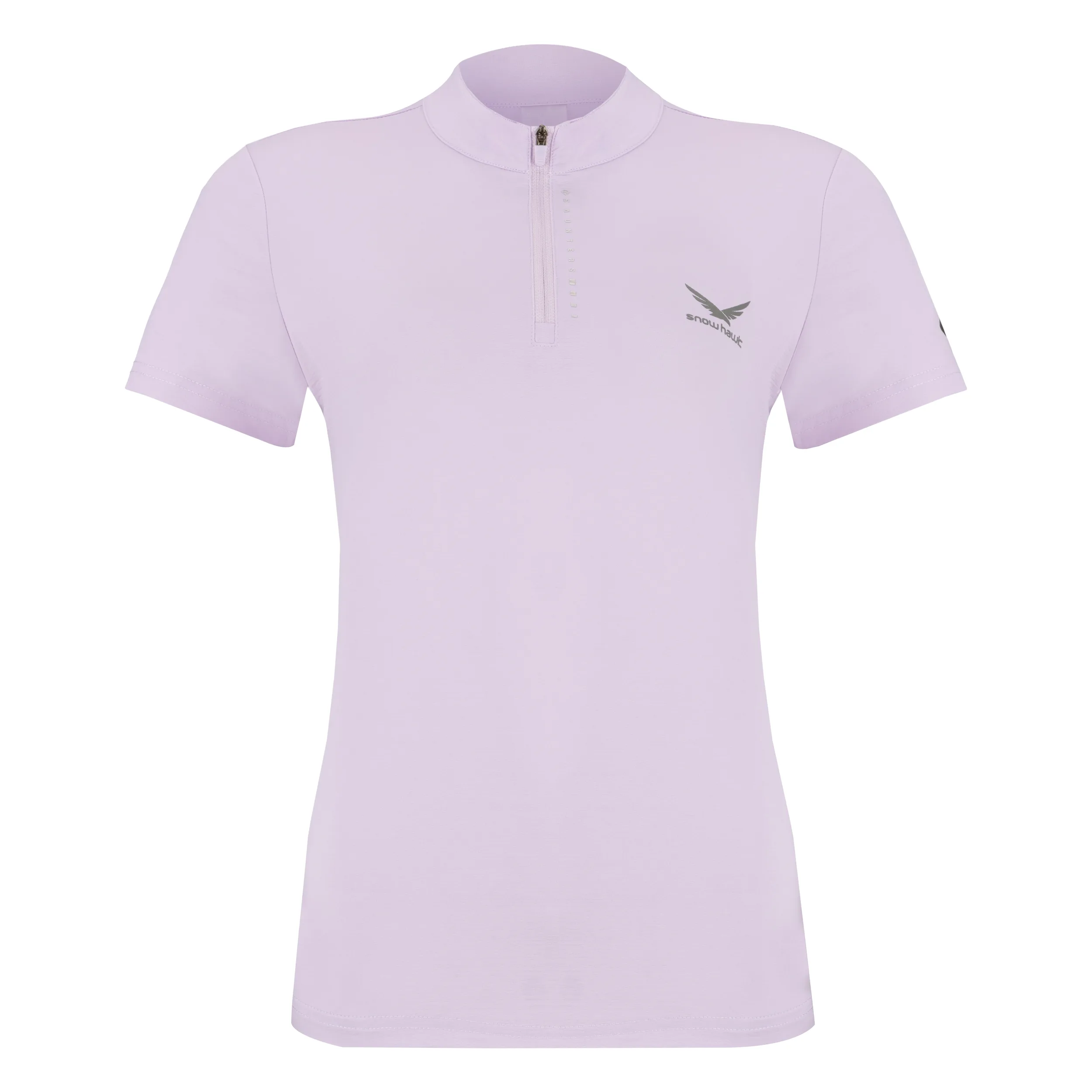 women’s short-sleeve half-zip Snowhawk T-shirt, code 2358B