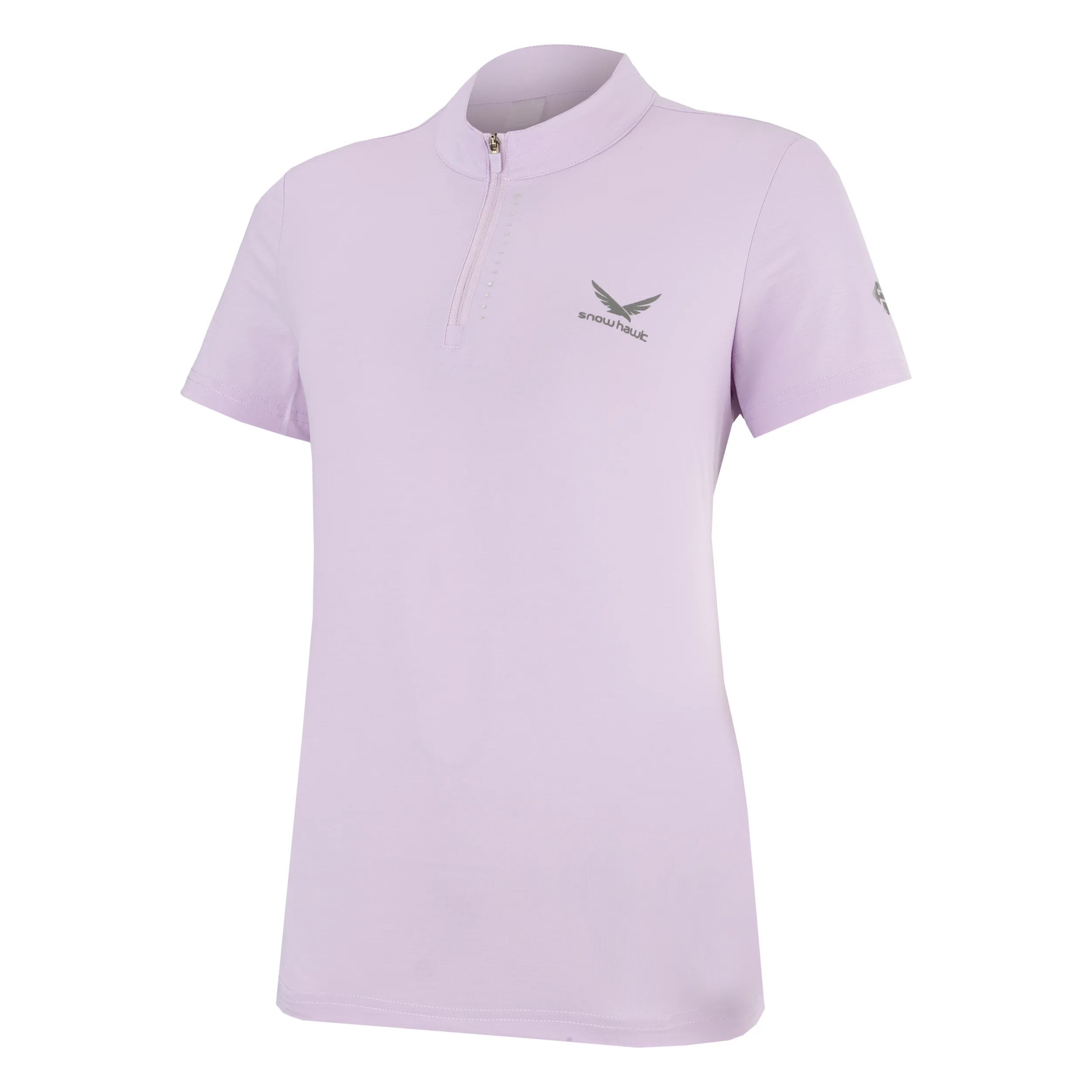 women’s short-sleeve half-zip Snowhawk T-shirt, code 2358B