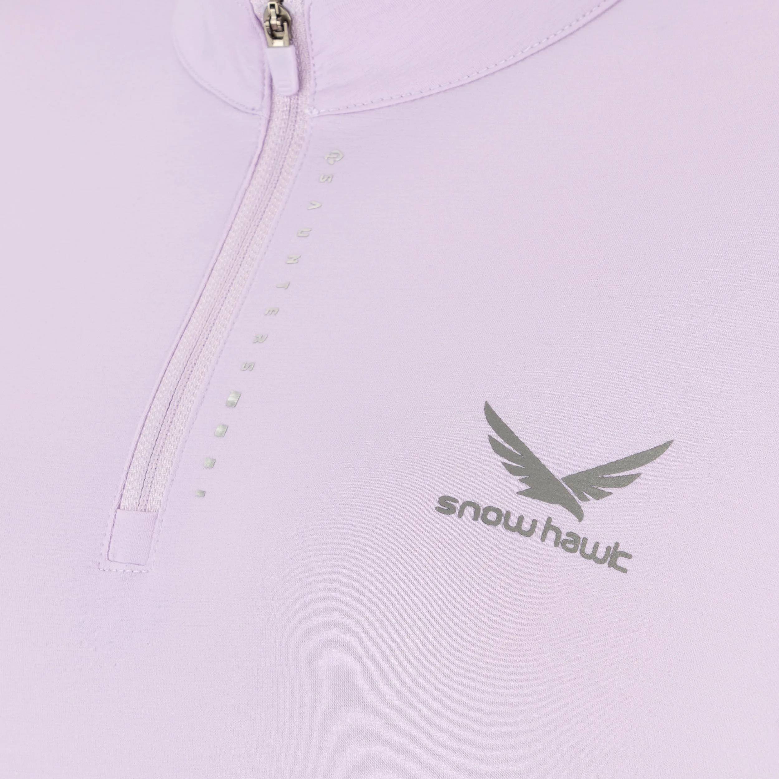 women’s short-sleeve half-zip Snowhawk T-shirt, code 2358B