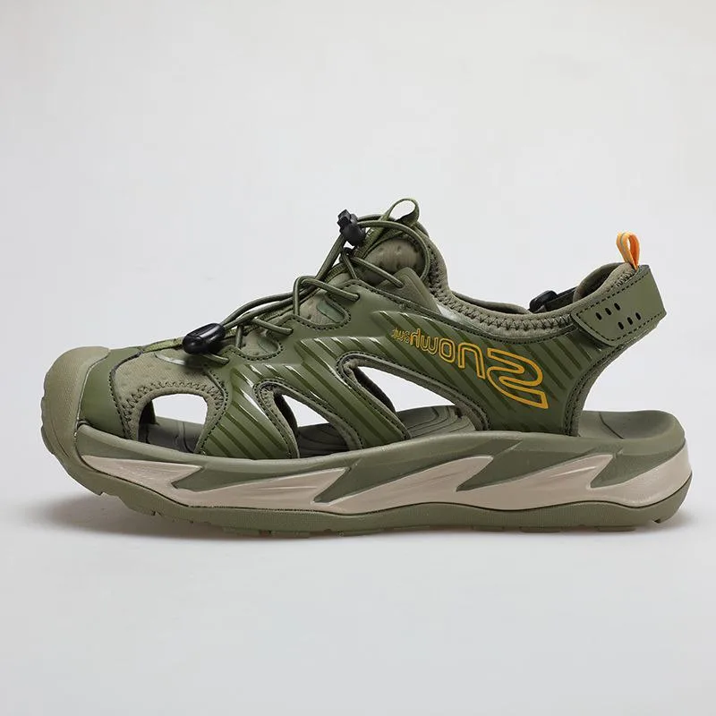 Snow hawk Men’s Closed Toe Hiking Sandals Capri Model, High-Performance Adventure Sandals, Anti-Slip, Durable, Lightweight, Comfortable, Washable, Adjustable Strap, Sports Sandals, Summer, Travel, Outdoor, Beach and Water Sandals(Code SN-S1280M) - Image 16