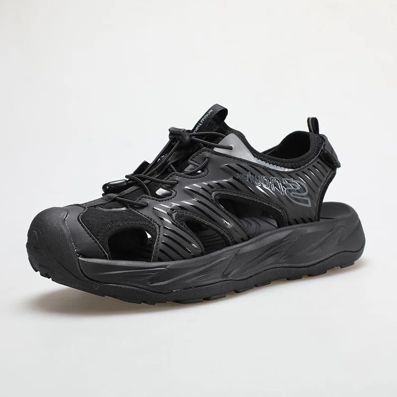 Snow hawk Men’s Closed Toe Hiking Sandals Capri Model, High-Performance Adventure Sandals, Anti-Slip, Durable, Lightweight, Comfortable, Washable, Adjustable Strap, Sports Sandals, Summer, Travel, Outdoor, Beach and Water Sandals(Code SN-S1280M) - Image 3