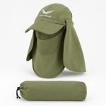 Snow hawk Sun Visor Cap Hat Outdoor Sun Protection with Removable Ear Neck Flap Cover UV Protection Cap for Men Women, Hiking, Outdoor Work (Code SN-C2164) - Image 7