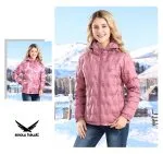 Snow hawk women's double sided lightweight down jacket winter puffer code 68589 - Image 3