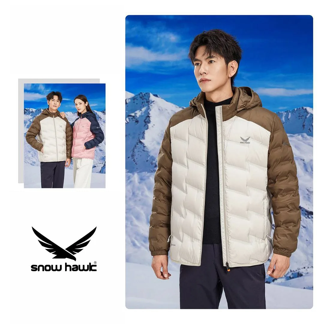 Snow hawk men's down jacket code 79811B - Image 3