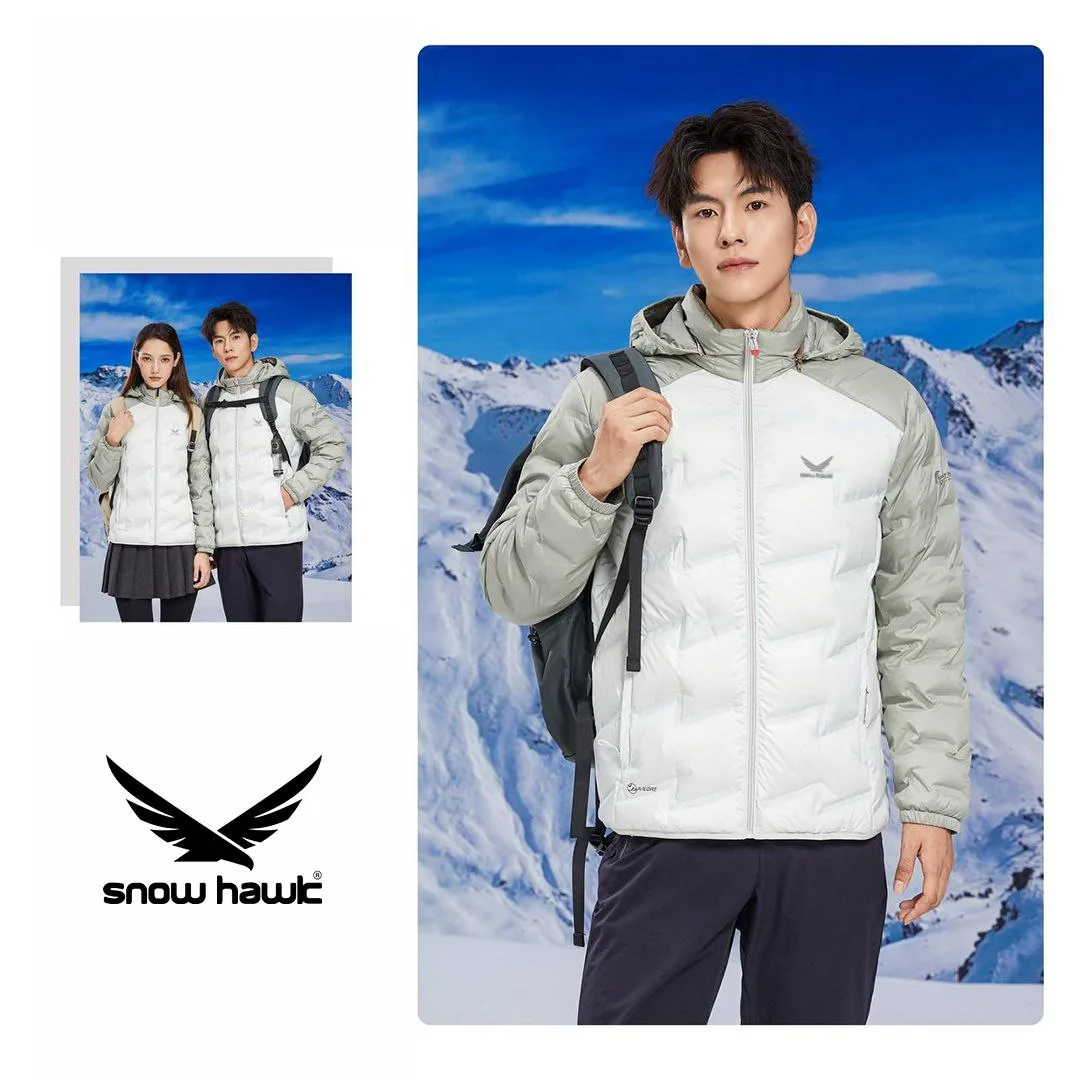 Snow hawk men's down jacket code 79811B - Image 4