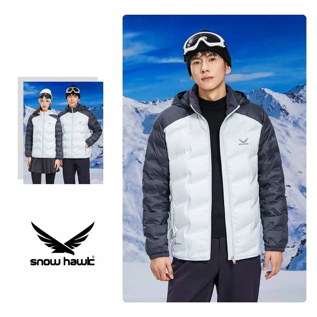Snow hawk men's down jacket code 79811B - Image 2