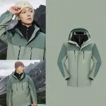 Snow hawk Unisex Winter Detachable 3 in 1 Two Piece Adjustable Hooded Fleece Jackets - Windproof and Waterproof Ski Jacket with Fleece Jacket - Insulated Coat for Cold Weather (Code 79817) - Image 9