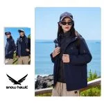 Snow hawk Unisex Winter Detachable 3 in 1 Two Piece Long Sleeve Hooded Fleece Jacket - Windproof and Waterproof Ski Jacket with Fleece Jacket - Insulated Coat for Cold Weather (Code 79819) - Image 3