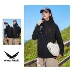 Snow hawk Unisex Winter Detachable 3 in 1 Two Piece Long Sleeve Hooded Fleece Jacket - Windproof and Waterproof Ski Jacket with Fleece Jacket - Insulated Coat for Cold Weather (Code 79819)