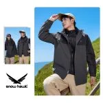 Snow hawk Unisex Winter Detachable 3 in 1 Two Piece Long Sleeve Hooded Fleece Jacket - Windproof and Waterproof Ski Jacket with Fleece Jacket - Insulated Coat for Cold Weather (Code 79819) - Image 12