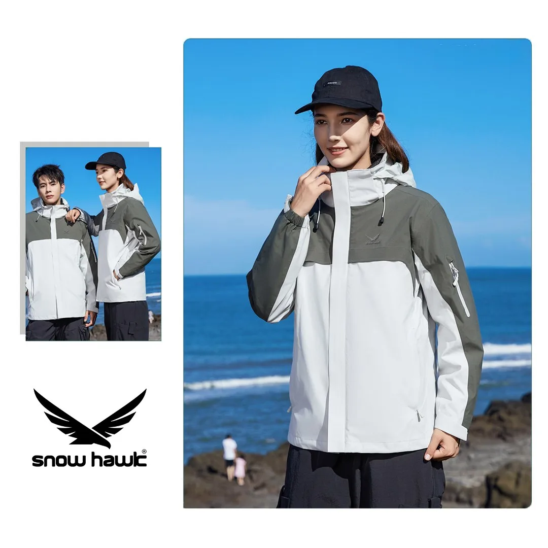 Snow hawk Unisex Winter Detachable 3 in 1 Two Piece Long Sleeve Hooded Fleece Jacket - Windproof and Waterproof Ski Jacket with Fleece Jacket - Insulated Coat for Cold Weather (Code 79819) - Image 16