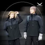 Snow hawk Unisex Winter Detachable 3 in 1 Two Piece Adjustable Hooded Fleece Jackets - Windproof and Waterproof Ski Jacket with Fleece Jacket - Insulated Coat for Cold Weather (Code 79817) - Image 2
