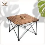 Snow hawk Portable Camping Table Equipped with a Place to Place a Camping Stove, Light Aluminum Adjustable Camp Table, Folding Compact Beach Table for Camping, Hiking, Outdoor, Picnic, Backyards Code SN-A9148 - Image 11