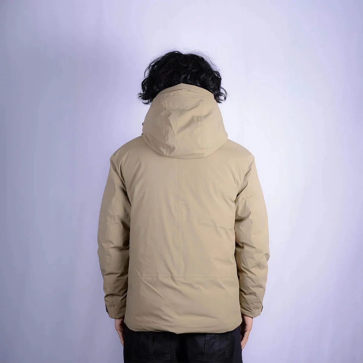 Snow hawk Men's Lightweight Packable Hooded Down Jacket Insulated Winter Coat (Code 88165) - Image 3