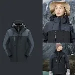Snow hawk Unisex Winter Detachable 3 in 1 Two Piece Adjustable Hooded Fleece Jackets - Windproof and Waterproof Ski Jacket with Fleece Jacket - Insulated Coat for Cold Weather (Code 79817) - Image 8