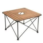 Snow hawk Portable Camping Table Equipped with a Place to Place a Camping Stove, Light Aluminum Adjustable Camp Table, Folding Compact Beach Table for Camping, Hiking, Outdoor, Picnic, Backyards Code SN-A9148 - Image 3