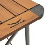 Snow hawk Portable Camping Table Equipped with a Place to Place a Camping Stove, Light Aluminum Adjustable Camp Table, Folding Compact Beach Table for Camping, Hiking, Outdoor, Picnic, Backyards Code SN-A9148 - Image 5