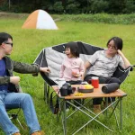 Snow hawk Portable Camping Table Equipped with a Place to Place a Camping Stove, Light Aluminum Adjustable Camp Table, Folding Compact Beach Table for Camping, Hiking, Outdoor, Picnic, Backyards Code SN-A9148 - Image 16