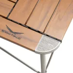 Snow hawk Portable Camping Table Equipped with a Place to Place a Camping Stove, Light Aluminum Adjustable Camp Table, Folding Compact Beach Table for Camping, Hiking, Outdoor, Picnic, Backyards Code SN-A9148 - Image 9