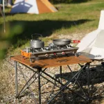 Snow hawk Portable Camping Table Equipped with a Place to Place a Camping Stove, Light Aluminum Adjustable Camp Table, Folding Compact Beach Table for Camping, Hiking, Outdoor, Picnic, Backyards Code SN-A9148 - Image 19
