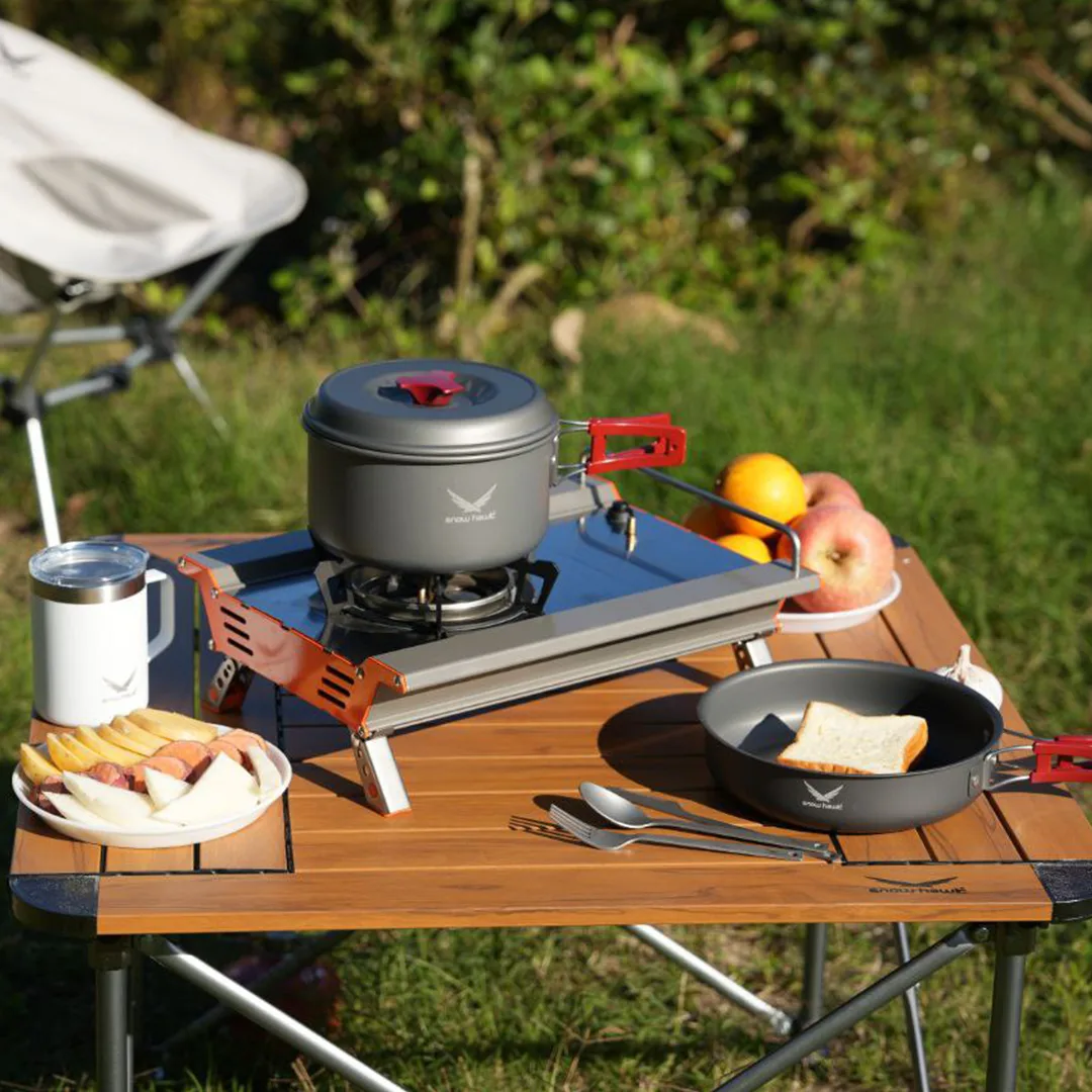 Snow hawk Portable Camping Table Equipped with a Place to Place a Camping Stove, Light Aluminum Adjustable Camp Table, Folding Compact Beach Table for Camping, Hiking, Outdoor, Picnic, Backyards Code SN-A9148 - Image 20