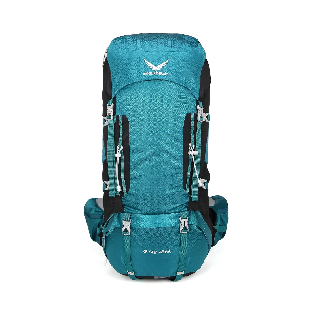 Snow hawk Mountaineering 45+5L Backpack K2 STAR Model for Climbing, Hiking, Outdoor Camping, Lightweight with Waterproof Rain Cover, Travel Backpacking, Suitable for Adults, Unisex, Multi-Color(Code SN-B3128) - Image 12