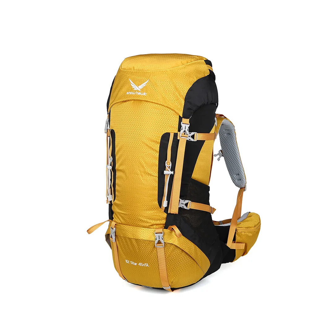 Snow hawk Mountaineering 45+5L Backpack K2 STAR Model for Climbing, Hiking, Outdoor Camping, Lightweight with Waterproof Rain Cover, Travel Backpacking, Suitable for Adults, Unisex, Multi-Color(Code SN-B3128) - Image 5