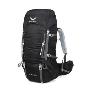 Snow hawk Mountaineering 45+5L Backpack K2 STAR Model for Climbing, Hiking, Outdoor Camping, Lightweight with Waterproof Rain Cover, Travel Backpacking, Suitable for Adults, Unisex, Multi-Color(Code SN-B3128)
