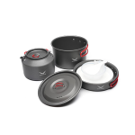 Snow hawk Camping Cookware Set, Camping Cookware, Outdoor Aluminum Cookware Kit with Frying Pan, Pot with Lid, Kettle, 3 Plates, 3 Bowls, 1 Spoon, 1 Ladle, 1 Sponge for Picnic, Backpacking, for Family Picnic, Lightweight, Reusable Plastic Dinnerware Set, Small Portable Size, 14 Pieces Portable for 3 People (Code SN-T 111) - Image 5