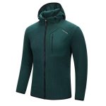 Snow hawk men's spring and fall fleece sweatshirt (code 7456), lightweight, hooded and zipped, wrinkle-resistant and breathable fabric, windproof, for mountaineering, hiking, running - Image 2