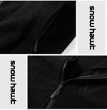 Snow hawk men's spring and fall fleece sweatshirt (code 7456), lightweight, hooded and zipped, wrinkle-resistant and breathable fabric, windproof, for mountaineering, hiking, running - Image 7