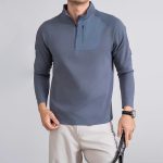 Snow hawk Men's Lightweight Half-Zip Long Sleeve T-Shirt (Code 7456) Windproof, Breathable and Durable, for Mountaineering, Hiking, Running - Image 7