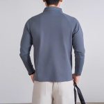 Snow hawk Men's Lightweight Half-Zip Long Sleeve T-Shirt (Code 7456) Windproof, Breathable and Durable, for Mountaineering, Hiking, Running - Image 6