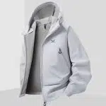 Snow hawk Men's Lightweight Windstopper jacket(code SN-C2172), Hooded, Windproof and Water Resistant, Breathable, Winter Windbreaker Jacket for Mountaineering, Running, Hiking - Image 5