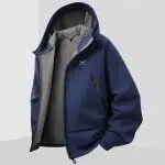 Snow hawk Men's Lightweight Windstopper jacket(code SN-C2172), Hooded, Windproof and Water Resistant, Breathable, Winter Windbreaker Jacket for Mountaineering, Running, Hiking - Image 6