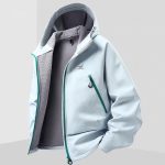 Snow hawk Men's Lightweight Windstopper jacket(code SN-C2172), Hooded, Windproof and Water Resistant, Breathable, Winter Windbreaker Jacket for Mountaineering, Running, Hiking - Image 2