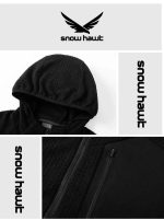 Snow hawk Men's Fleece Sweatshirt, Long Sleeve Winter Sweatshirt with Full Zip, Zipper Pocket, Hooded Jacket, Light and Warm Coat(Code 17269) - Image 6
