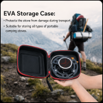 Snow hawk Ultralight Portable Infrared Gas Stove BLAZE Model, High-Efficiency Wind-Resistant Backpacking Stove with Piezo Ignition, UFO Stove, 3.0kW Folding Camping Stove for Hiking, Picnic & Outdoor Survival(Code SN-C6197) - Image 12