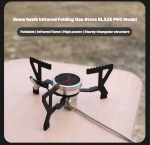 Snow hawk Ultralight Portable Infrared Gas Stove BLAZE PRO Model, High-Efficiency Wind-Resistant Backpacking Stove with Piezo Ignition, UFO Stove, 3.0kW Folding Camping Stove for Hiking, Picnic & Outdoor Survival(Code SN-C6198) - Image 7